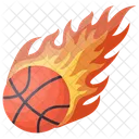 Basketball Flaming Basketball League Basketball Tournament Icon