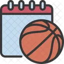 Basketball Game Date  Icon