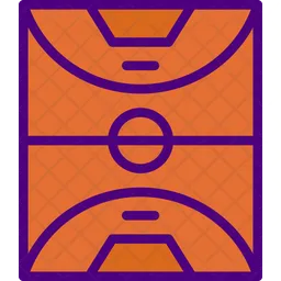 Basketballplatz  Symbol