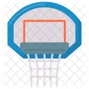 Basketball Hoop Player Goal Icon