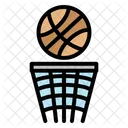Basketball Filledoutline Icon