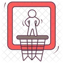 Backboard Basketball Goal Basketball Stand Icon