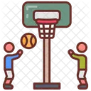 Basketball School Game Basketball Playing Icon