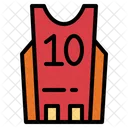 Basketball Jersey Team Sports Shirt Icon