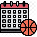 Basketball Match Date  Icon