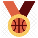 Basketball-Medaille  Symbol