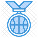 Basketball-Medaille  Symbol