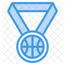 Basketball-Medaille  Symbol