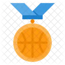 Basketball-Medaille  Symbol