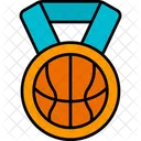 Basketball-Medaille  Symbol