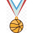 Basketball-Medaille  Symbol