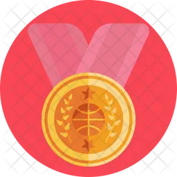 Basketball medal  Icon