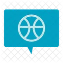 Basketball Message  Icon