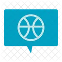 Basketball Nachricht Basketball Kommentar Symbol