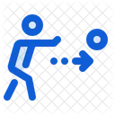 Basketball Passing Throw Ball Icon
