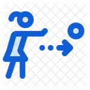 Basketball Passing Throw Ball Icon