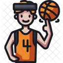 Basketball Player User Sport Icon