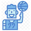 Basketball Player Athlete Avatar Icon