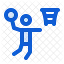 Basketball Player Athlete Playing Icon