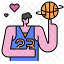 Basketball Player  Icon