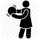 Basketball Playing  Icon