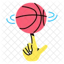 Basketball Game Basketball Trick Basketball Spin Icon