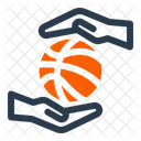 Basketball Steal Defense Intercept Icon