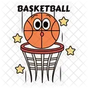 Basketball sticker  Icon