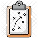 Basketball Strategie Symbol