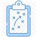 Basketball Strategie Symbol