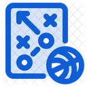 Basketball Tactic Strategy Coaching Icon