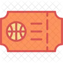 농구 티켓  아이콘