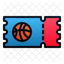 Basketball Ticket  Icon