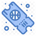 Basketball Sport Ticket Icon