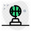 Basketball-Trophäe  Symbol