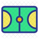 Basketball Feld Basketballfeld Symbol