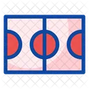 Basketball Feld  Symbol