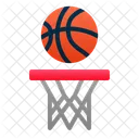 Basketballkorb Basketballnetz Basketball Symbol