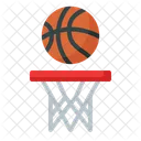 Basketballkorb Basketballnetz Basketball Symbol