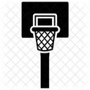 Ruckwand Basketballkorb Basketballstander Symbol