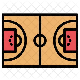 Basketball Platz  Symbol