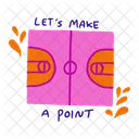 Basketball Platz  Symbol