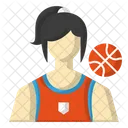 Basketball-Spieler  Symbol