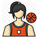 Basketball-Spieler  Symbol