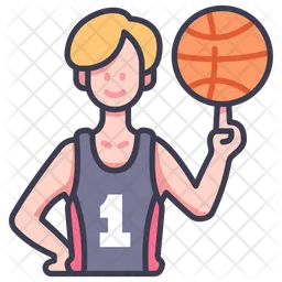 Basketball-Spieler  Symbol