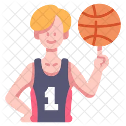 Basketball-Spieler  Symbol