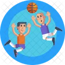 Basketball Basketballball Basketballspieler Symbol