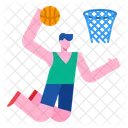 Basketball-Spieler  Symbol