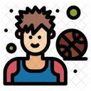 Basketball-Spieler  Symbol