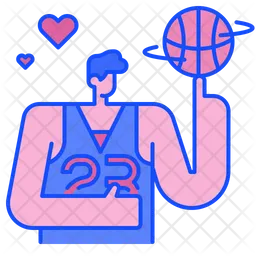 Basketball-Spieler  Symbol